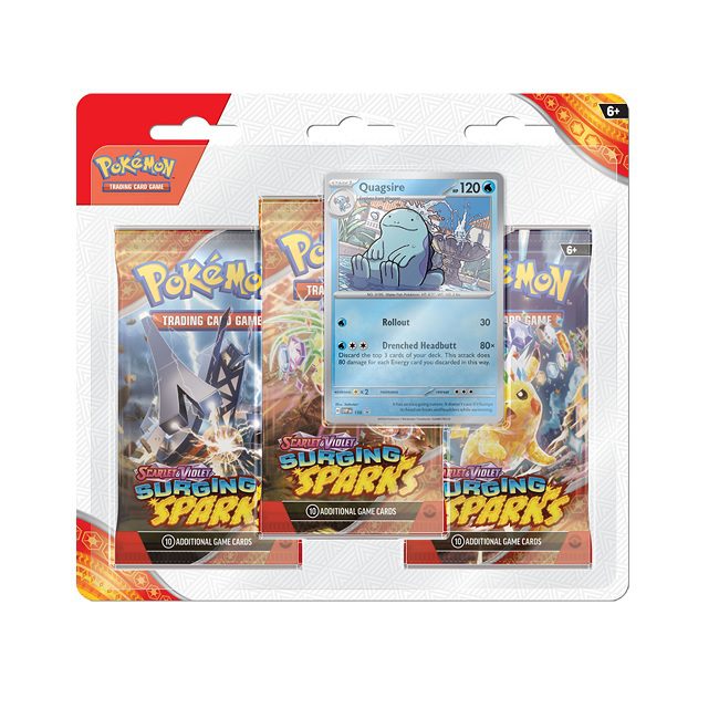 Pokémon Surging Sparks 3 Pack Blister