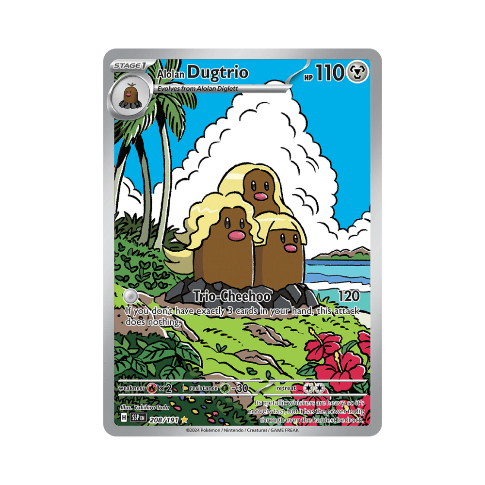 Alolan Dugtrio - Surging Sparks - TCG OOST