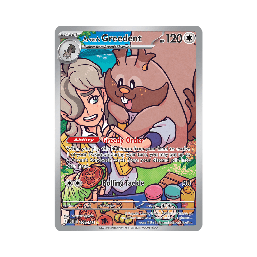 Arven's Greedent - Destined Rivals - TCG OOST