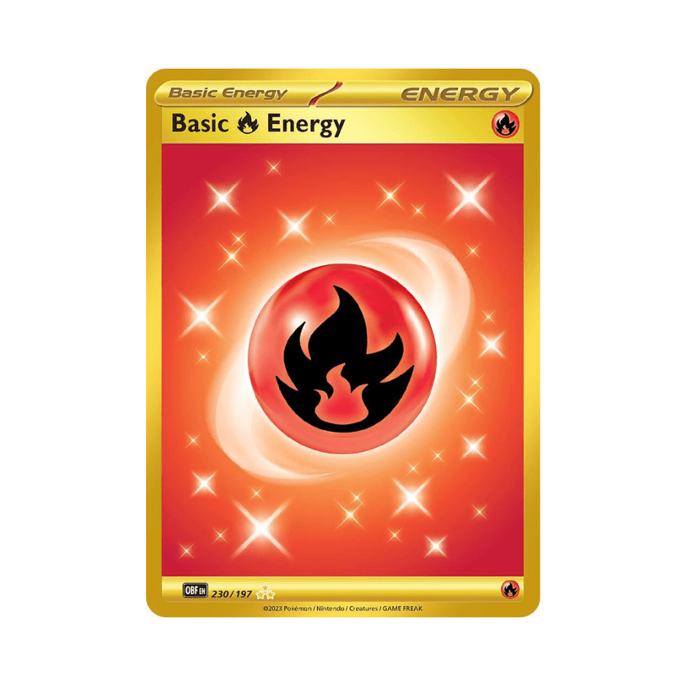 Basic Fire Energy - Obsidian Flames - TCG OOST