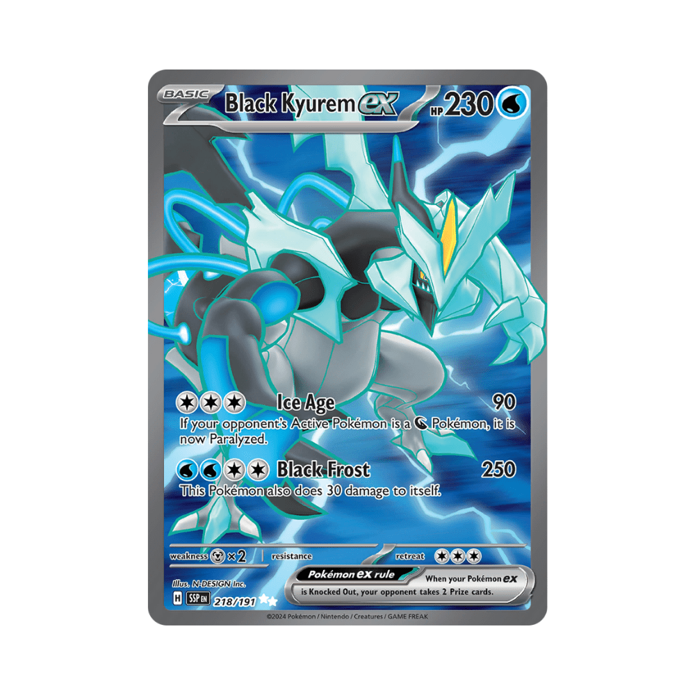 Black Kyurem ex - Surging Sparks - TCG OOST