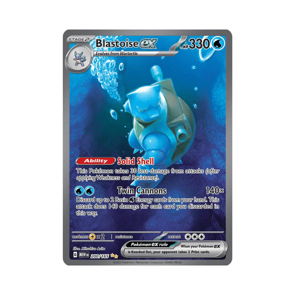 Blastoise ex - 151 - TCG OOST