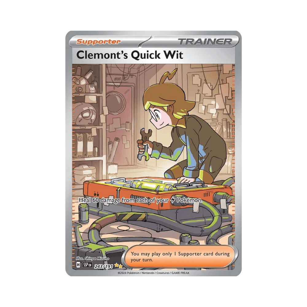 Clemont's Quick Wit - Surging Sparks - TCG OOST