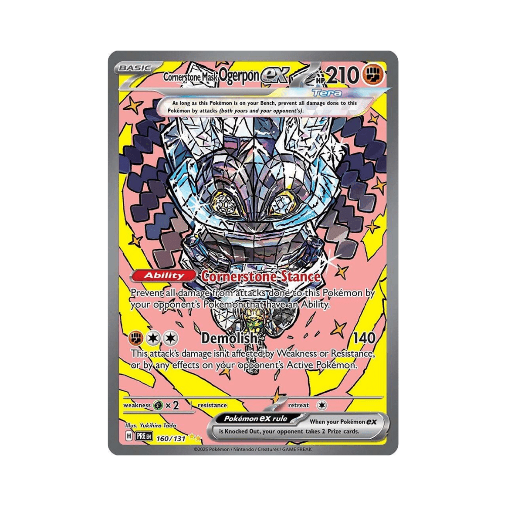 Cornerstone Mask Ogerpon ex - Prismatic Evolutions - TCG OOST