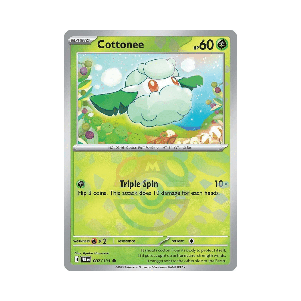 Cottonee - Prismatic Evolutions - TCG OOST