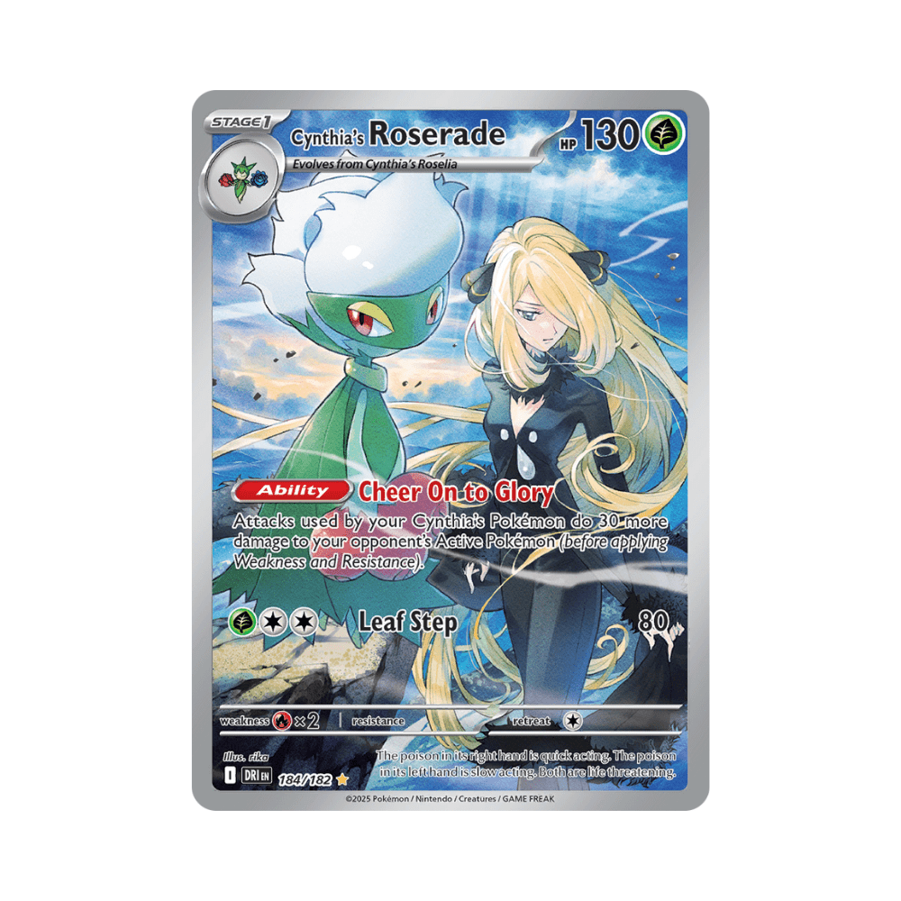 Cynthia's Roserade - Destined Rivals - TCG OOST
