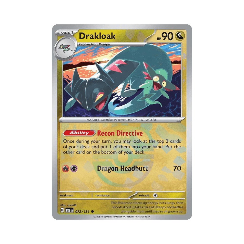 Drakloak - Prismatic Evolutions - TCG OOST