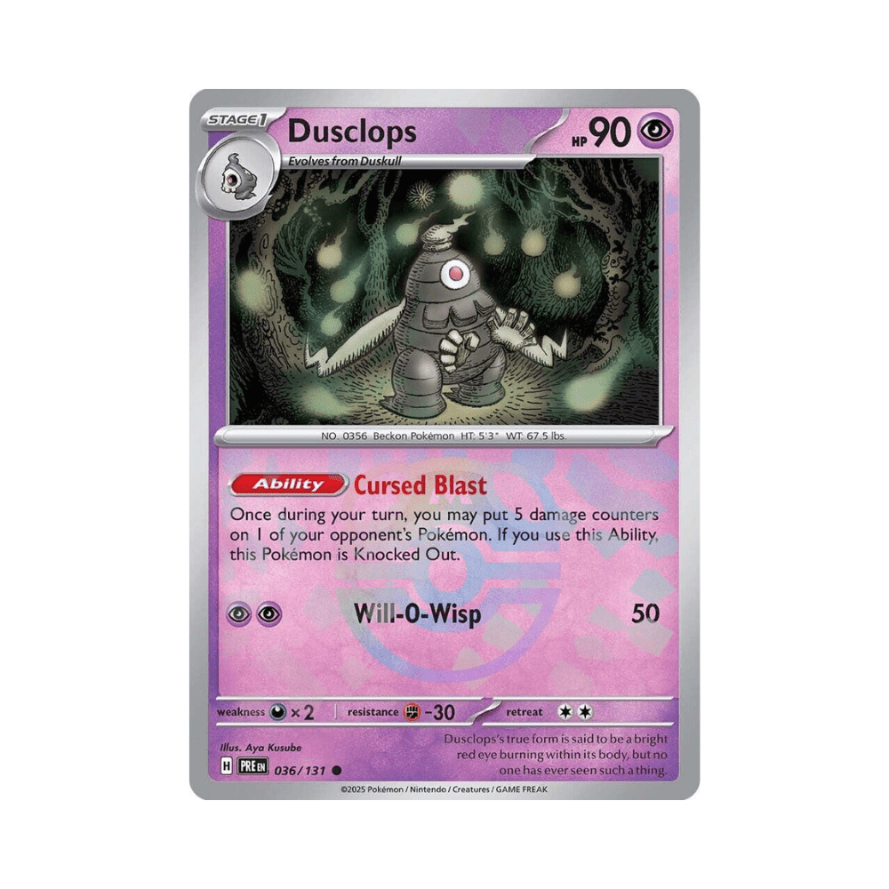 Dusclops - Prismatic Evolutions - TCG OOST