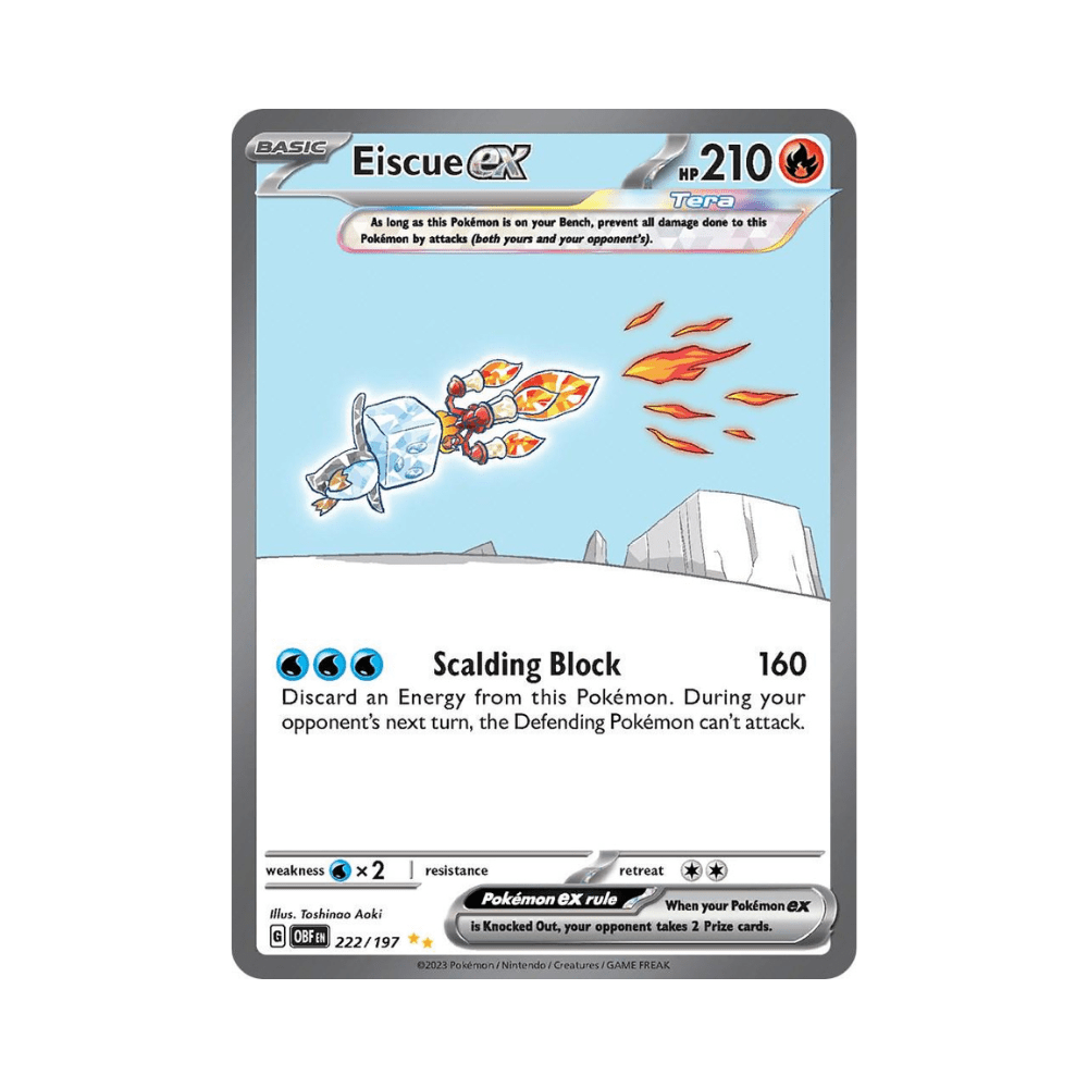 Eiscue ex - Obsidian Flames - TCG OOST
