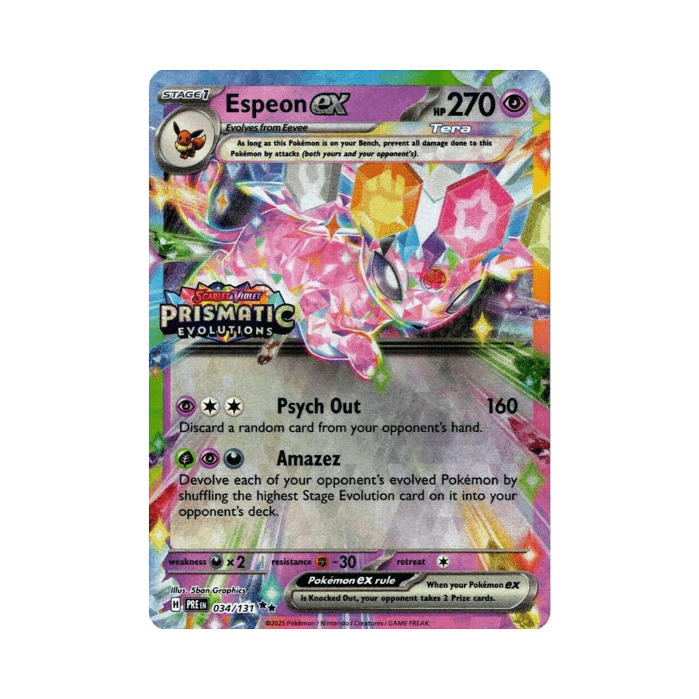 Espeon ex - Prismatic Evolutions - TCG OOST
