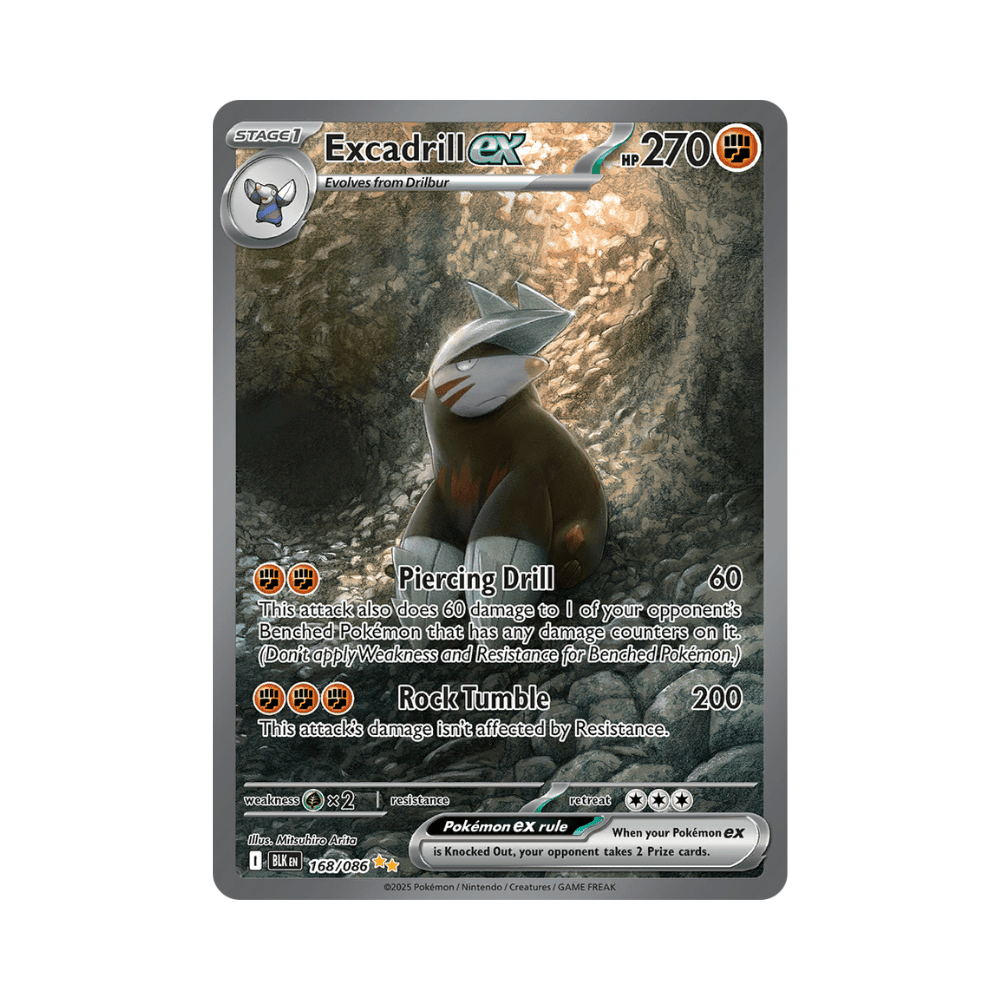 Excadrill ex - Black Bolt - TCG OOST