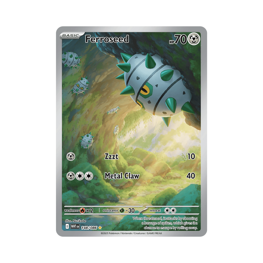 Ferroseed - White Flare - TCG OOST