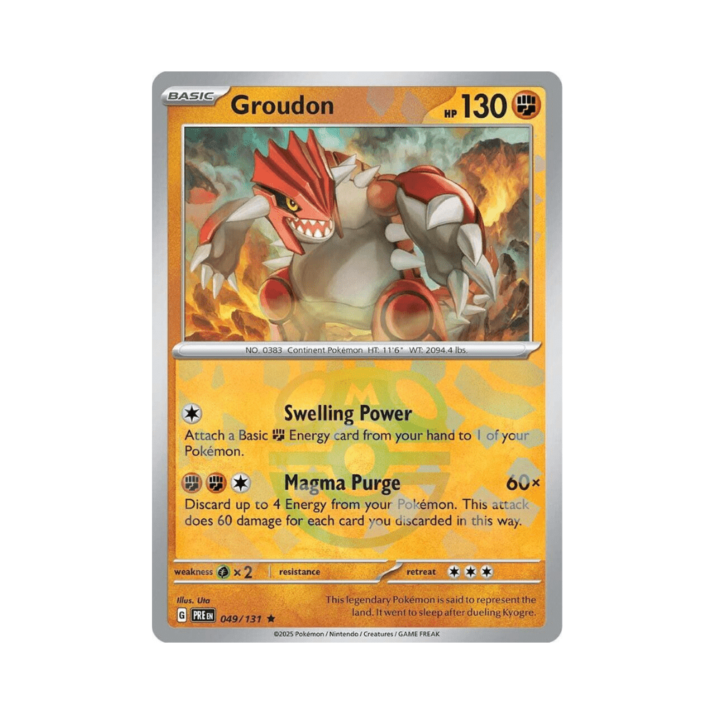 Groudon - Prismatic Evolutions - TCG OOST