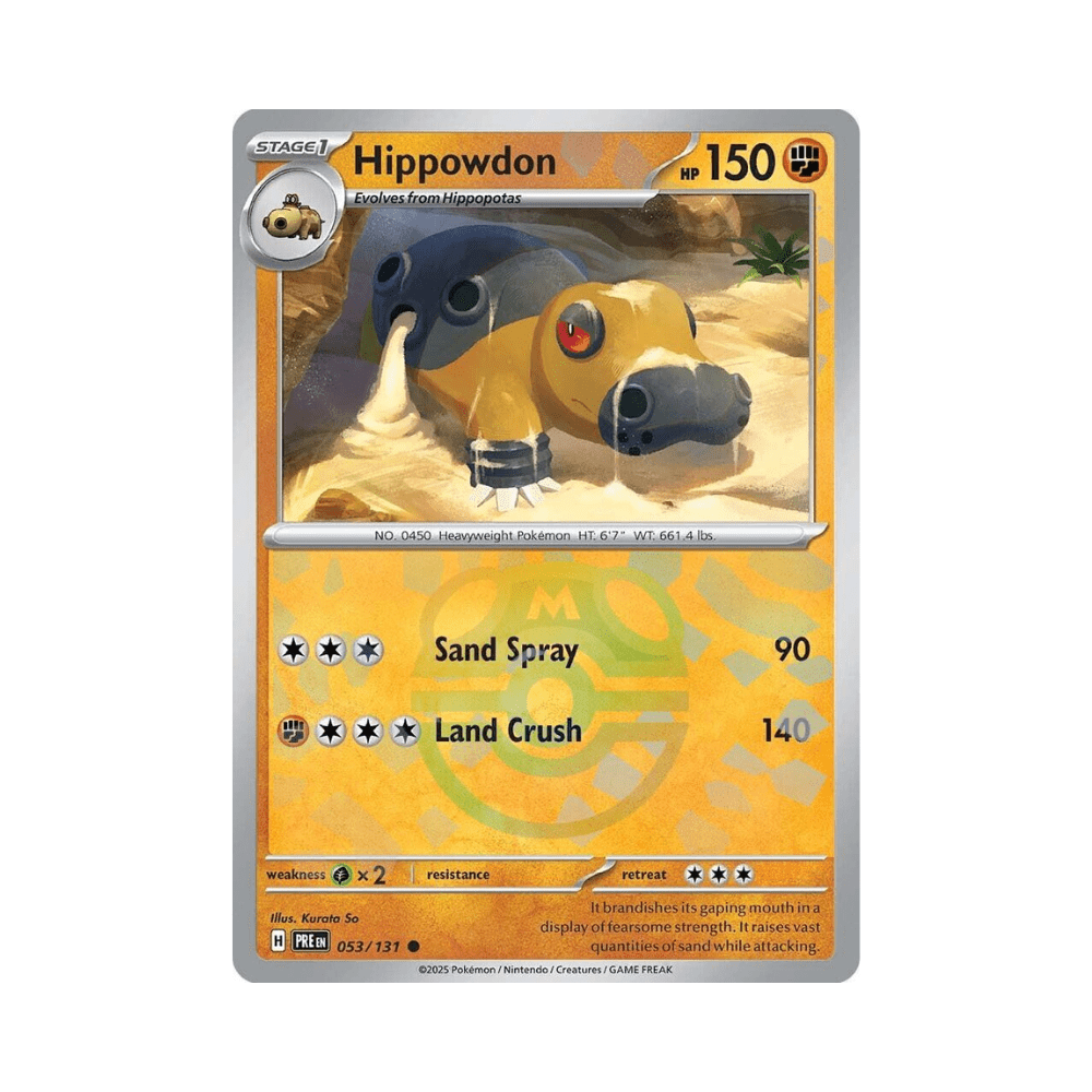 Hippowdon - Prismatic Evolutions - TCG OOST
