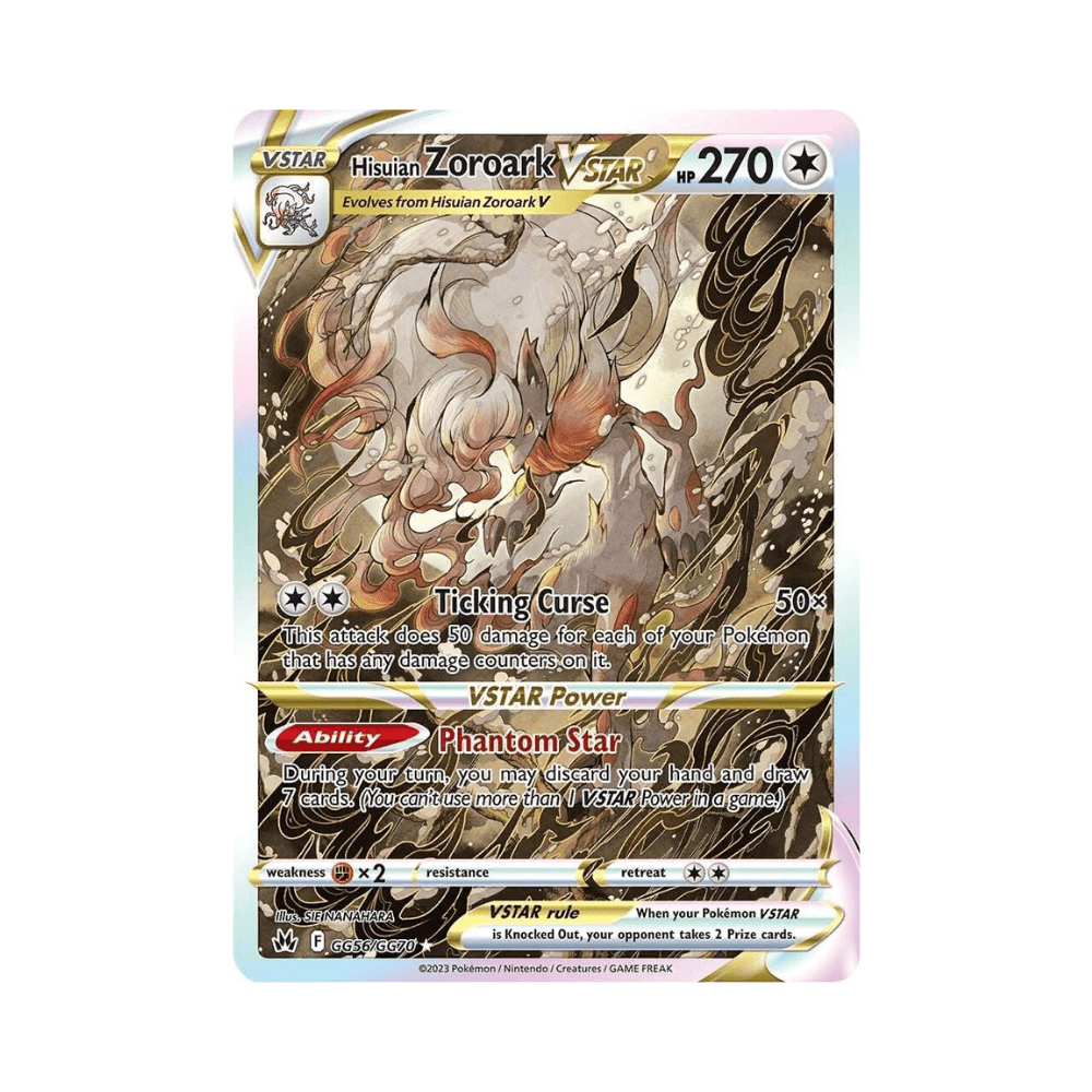 Hisuian Zoroark VSTAR - Crown Zenith - TCG OOST