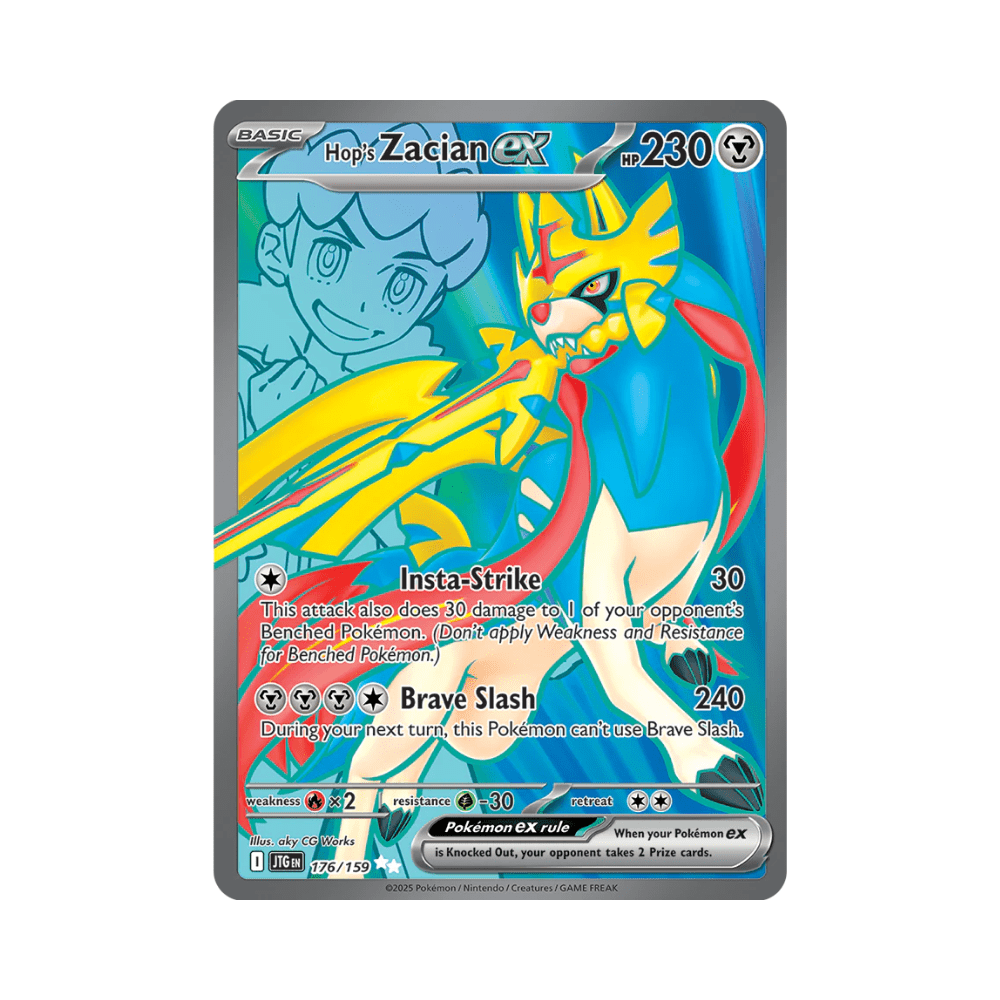 Hop's Zacian ex - Journey Together - TCG OOST