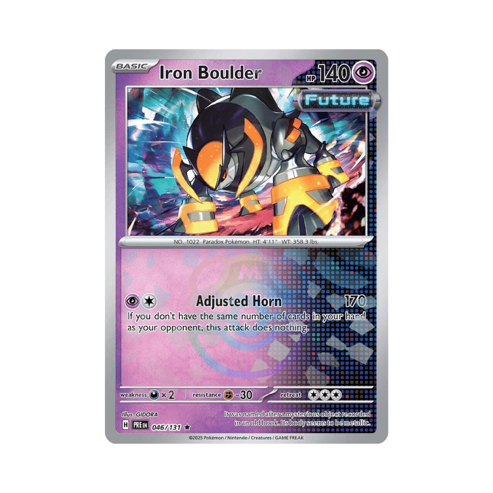 Iron Boulder - Prismatic Evolutions - TCG OOST