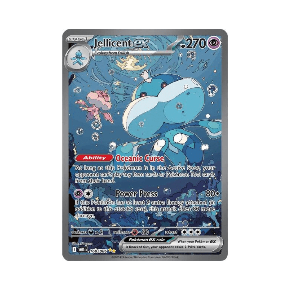 Jellicent ex - White Flare - TCG OOST