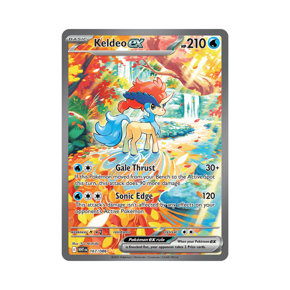 Keldeo ex - White Flare - TCG OOST