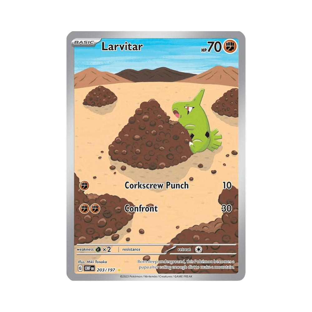 Larvitar - Obsidian Flames - TCG OOST