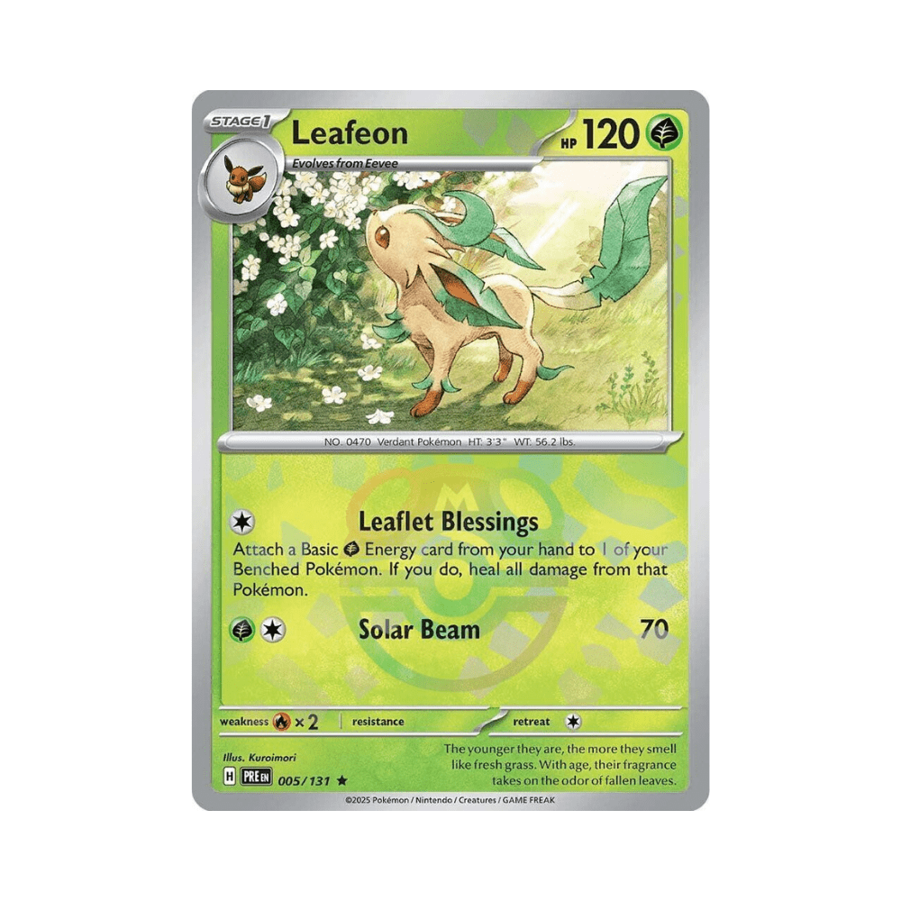 Leafeon - Prismatic Evolutions - TCG OOST