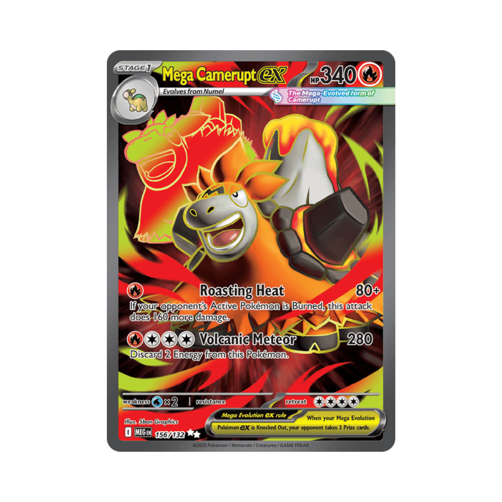 Mega Camerupt ex - Mega Evolution - TCG OOST