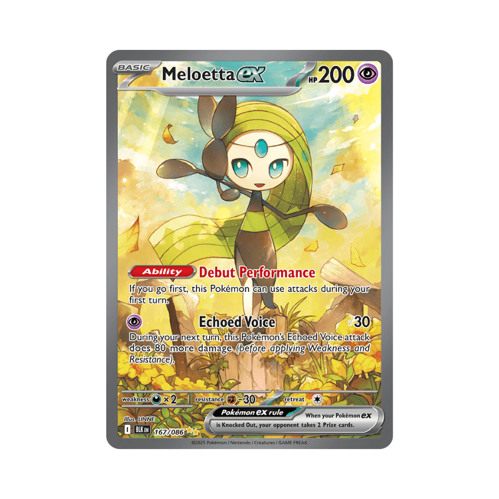 Meloetta ex - Black Bolt - TCG OOST
