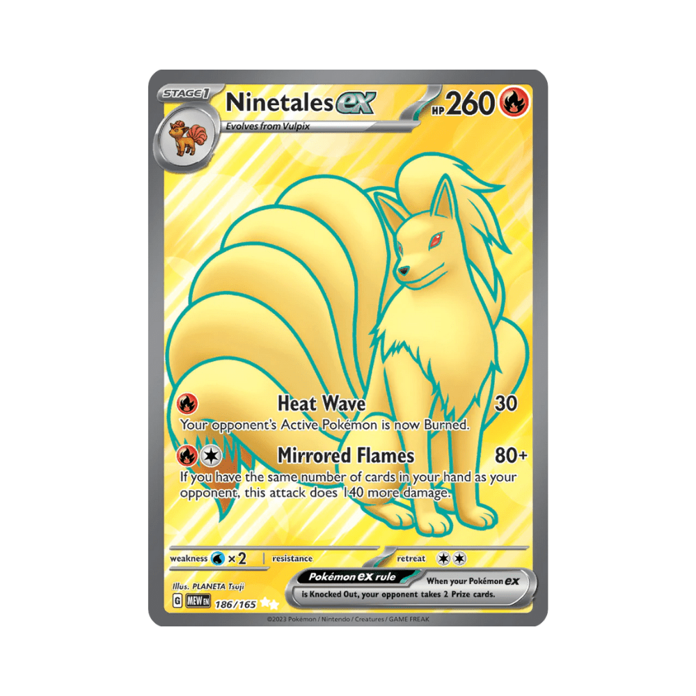 Ninetales ex - 151 - TCG OOST