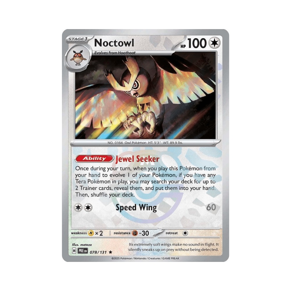 Noctowl - Prismatic Evolutions - TCG OOST
