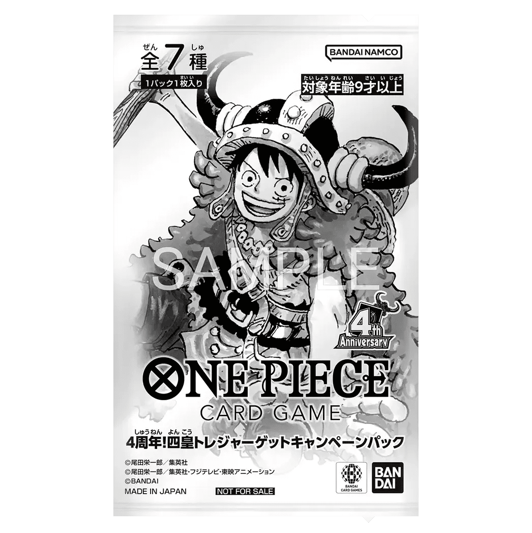One Piece 4th Anniversary Treasure Campaign Pack - TCG OOST