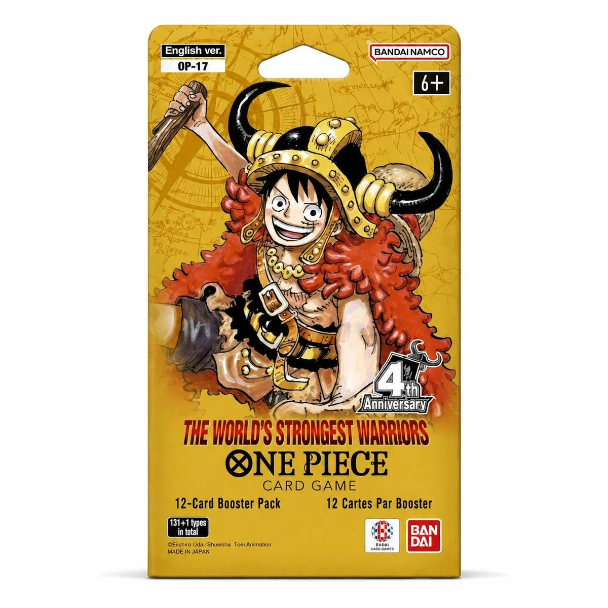 One Piece OP17 The World’s Strongest Warriors Sleeved Booster Pack - TCG OOST