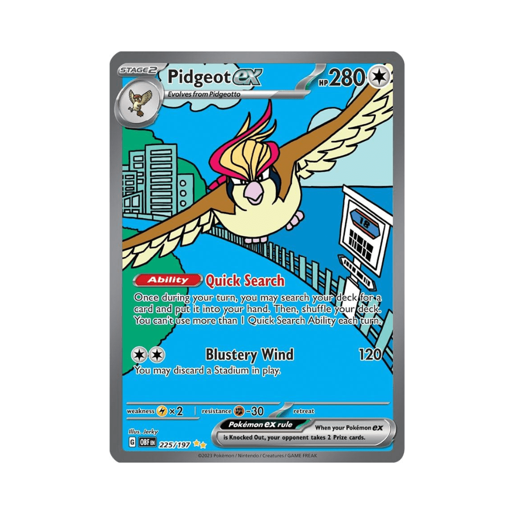 Pidgeot ex - Obsidian Flames - TCG OOST