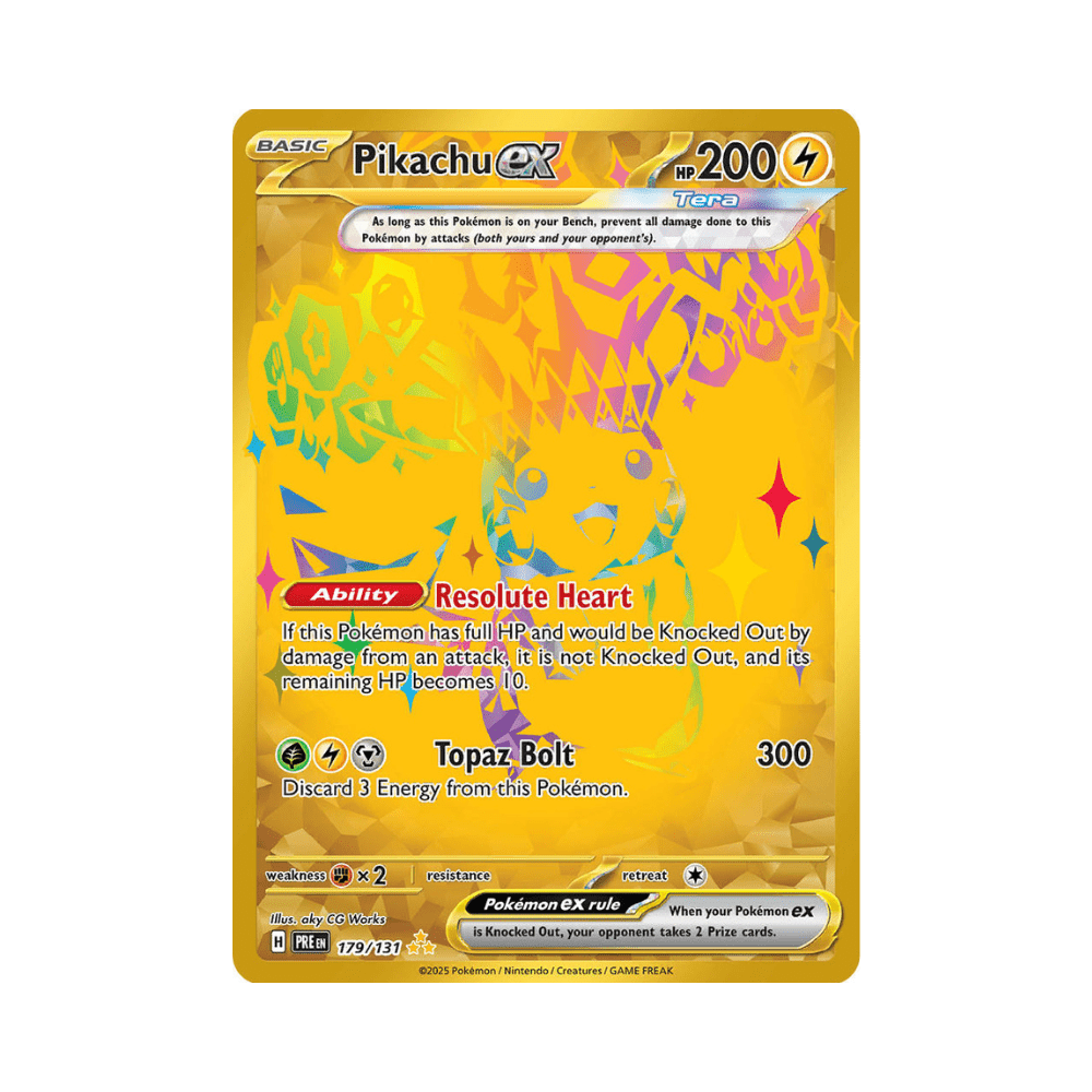 Pikachu ex - Prismatic Evolutions - TCG OOST
