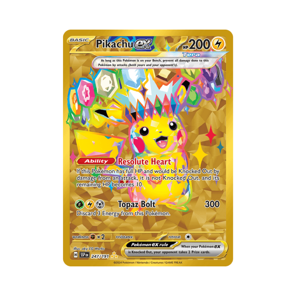Pikachu ex - Surging Sparks - TCG OOST