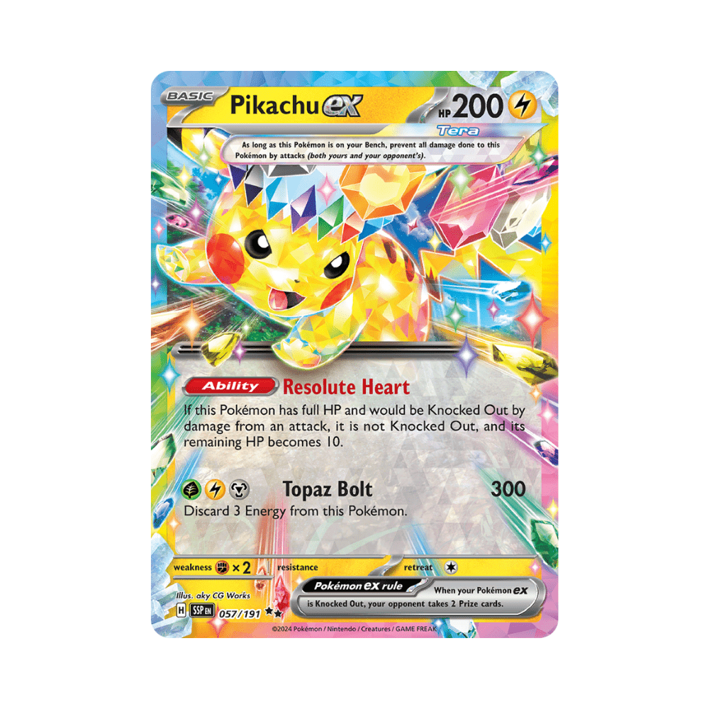 Pikachu ex - Surging Sparks - TCG OOST