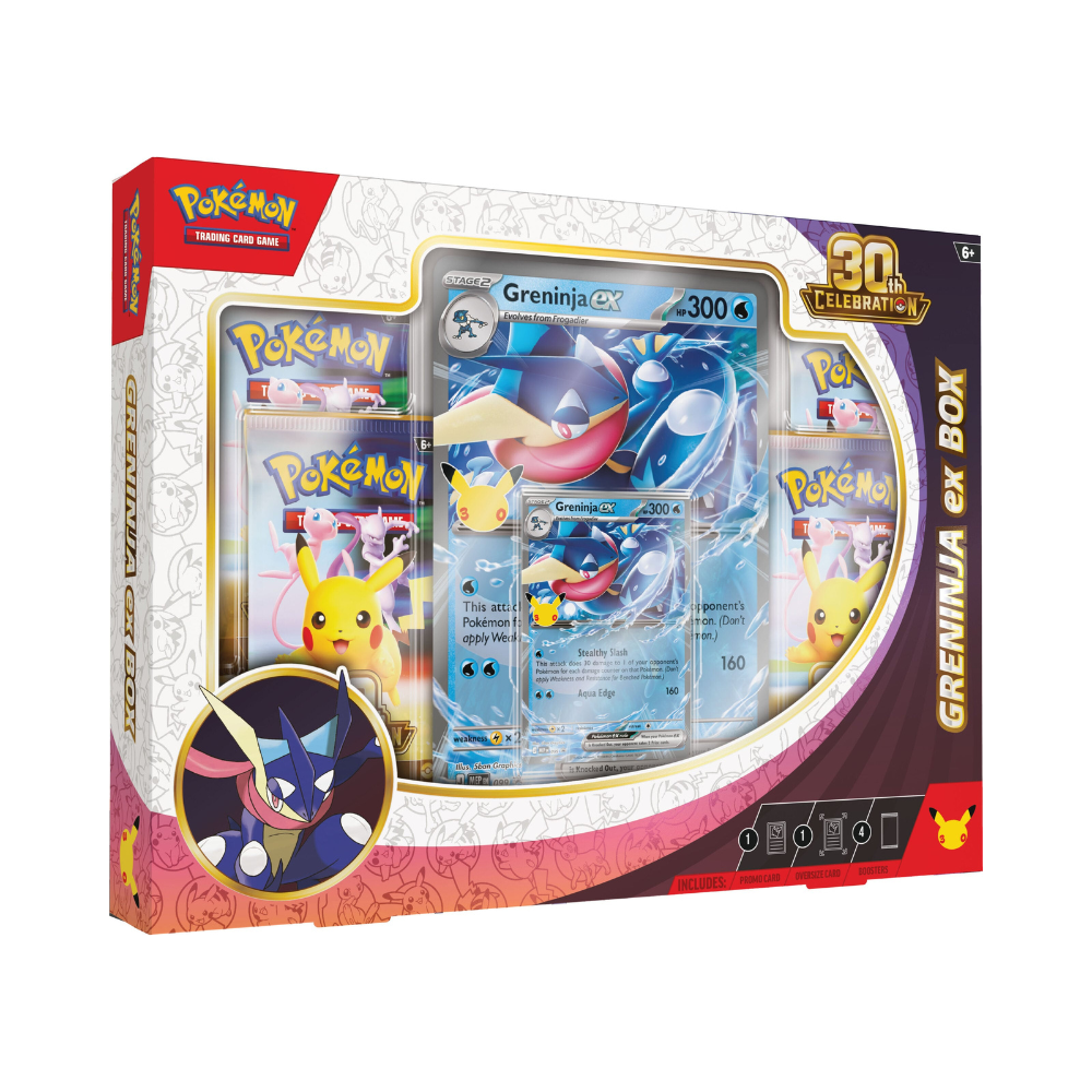 Pokémon 30th Celebration Greninja ex Box - TCG OOST