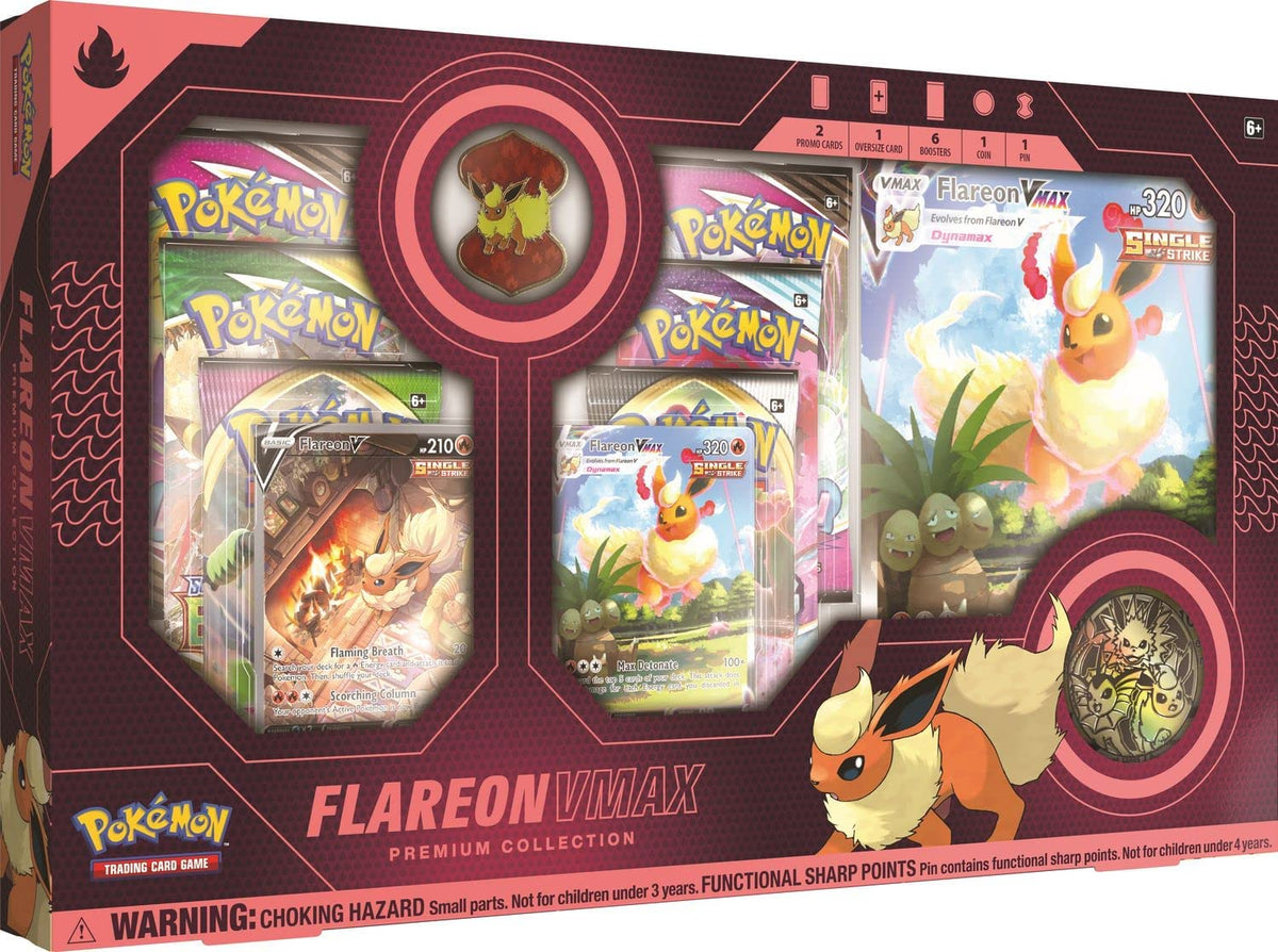 Pokémon Flareon VMAX Premium Collection Box - TCG OOST