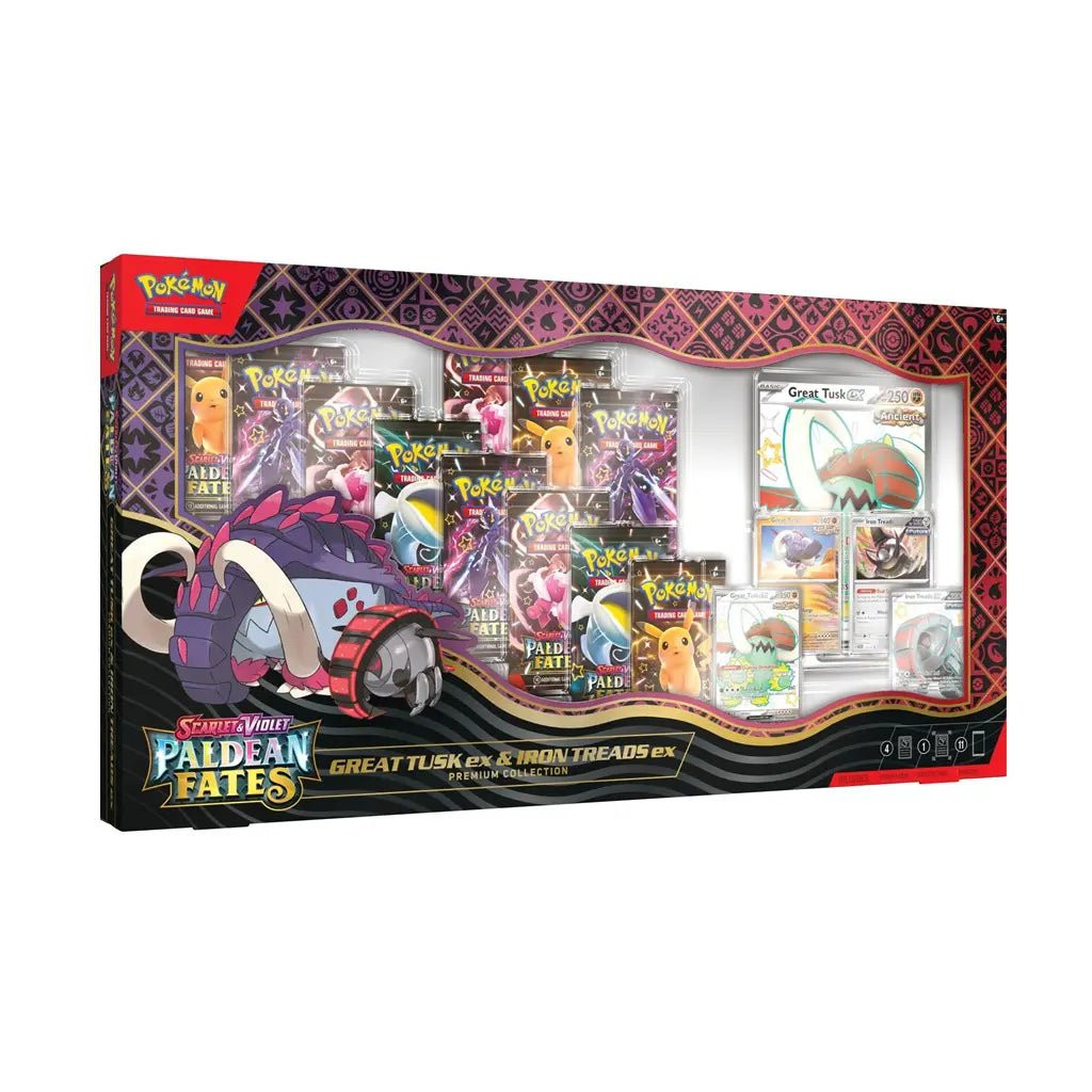 Pokémon Great Tusk & Iron Treads Premium Collection - TCG OOST