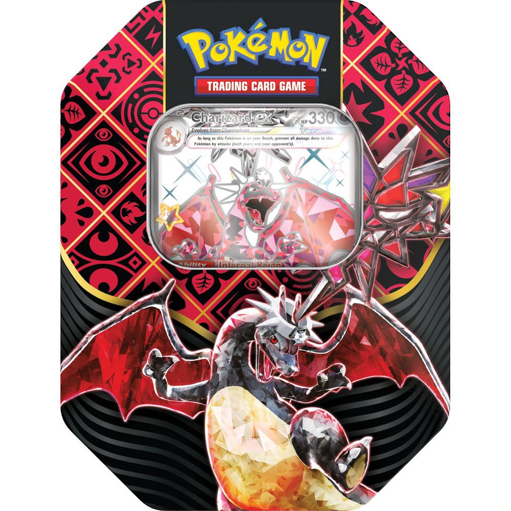 Pokémon Paldean Fates Tin (Charizard Promo) - TCG OOST