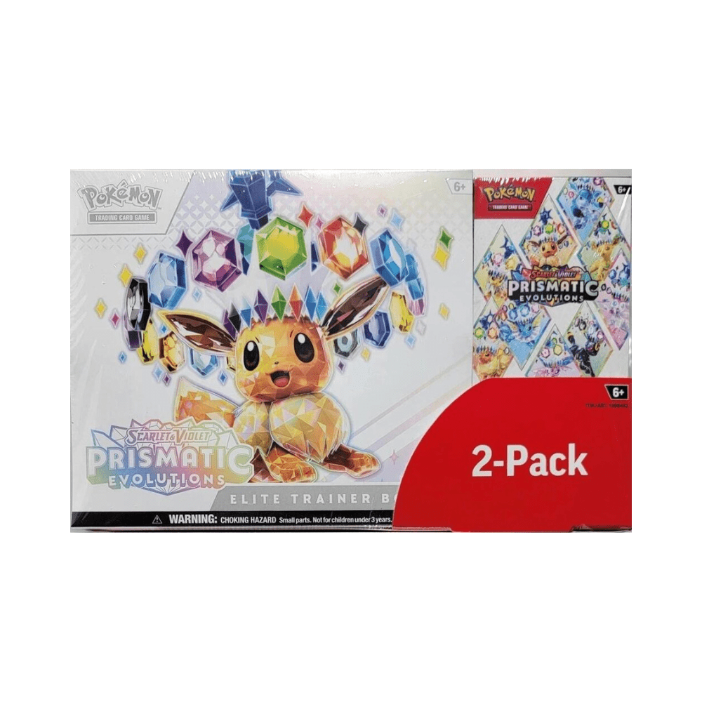 Pokémon Prismatic Evolutions Costco 2 - Pack Elite Trainer Box & Booster Bundle - TCG OOST