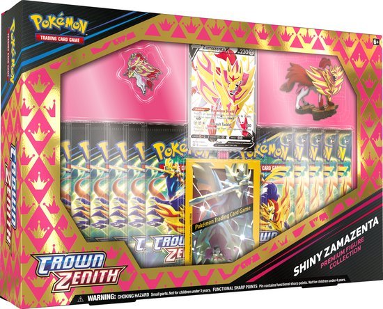 Pokémon Shiny Zamazenta Premium Figure Collection - TCG OOST