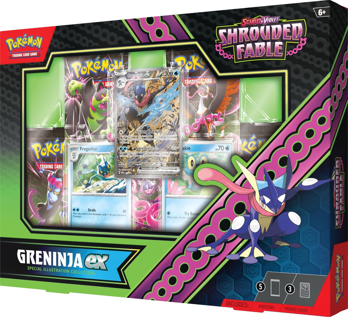 Pokémon Shrouded Fable Greninja EX Special Illustration Collection - TCG OOST