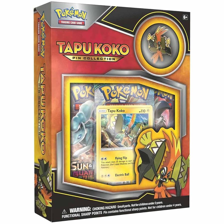 Pokémon Tapu Koko Pin Collection - TCG OOST