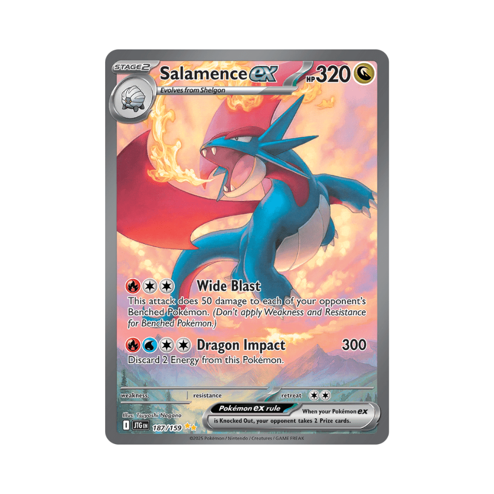 Salamence ex - Journey Together - TCG OOST