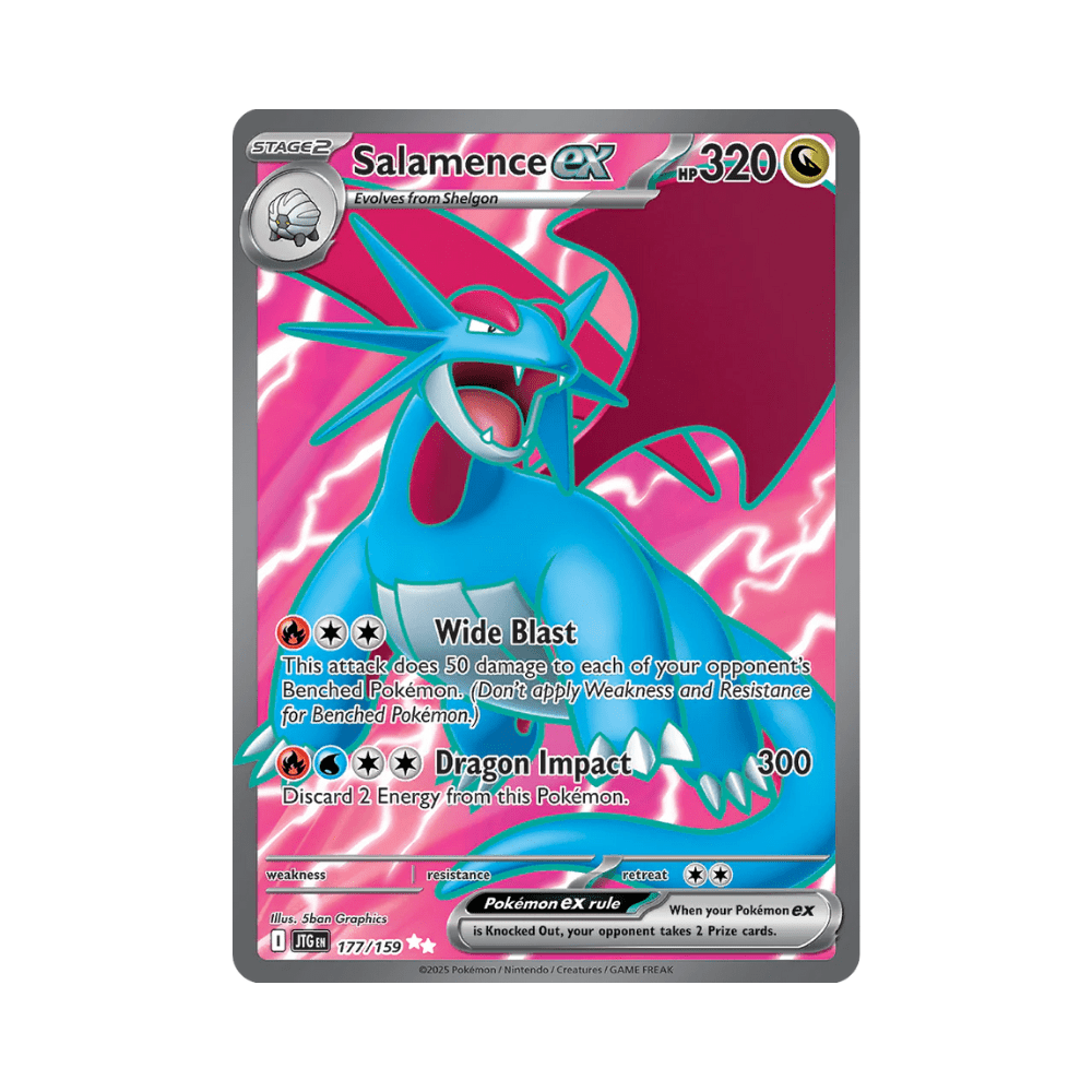 Salamence ex - Journey Together - TCG OOST