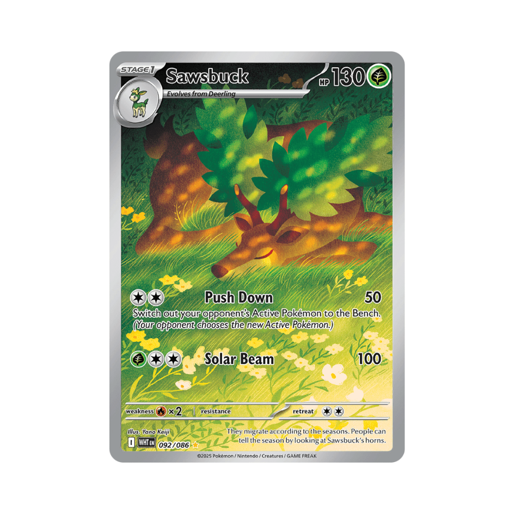 Sawsbuck - White Flare - TCG OOST