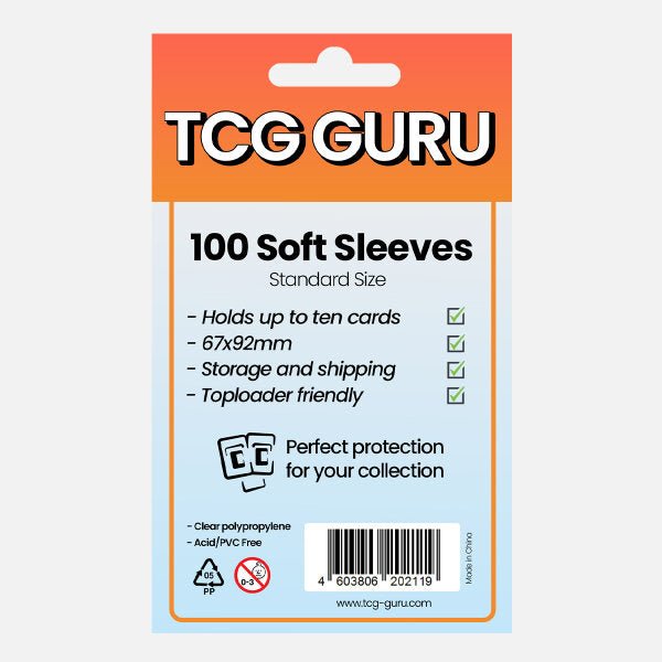 TCG Guru 100 Soft Sleeves (Standard Size) - TCG OOST