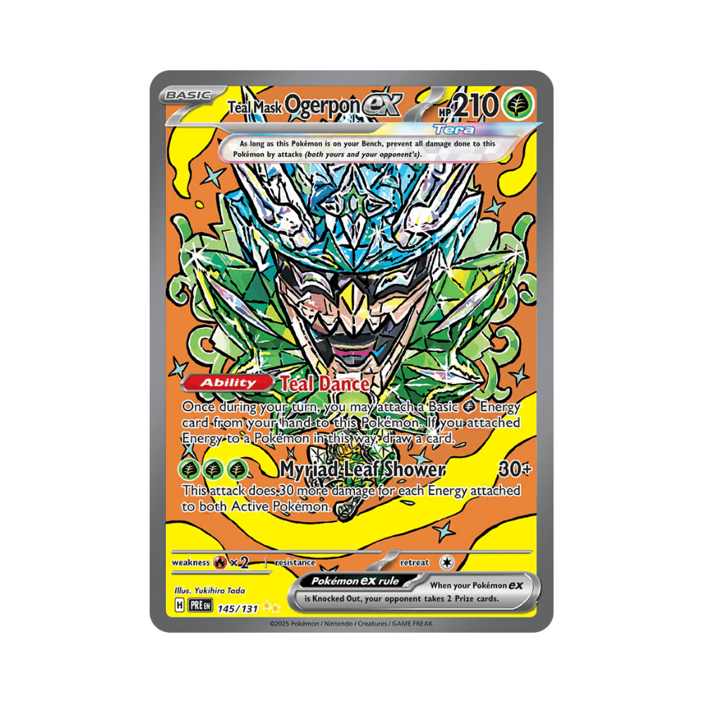 Teal Mask Ogerpon ex - Prismatic Evolutions - TCG OOST