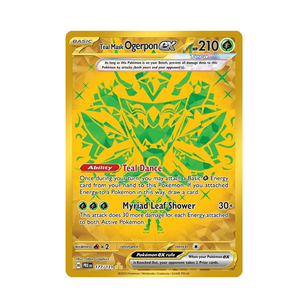 Teal Mask Ogerpon ex - Prismatic Evolutions - TCG OOST