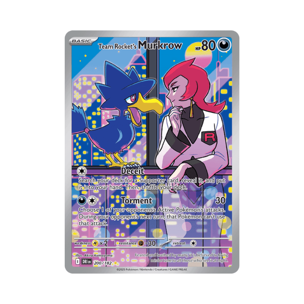 Team Rocket's Murkrow - Destined Rivals - TCG OOST